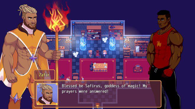 Burning Horns: A Bara Isekai JRPG Torrent Download